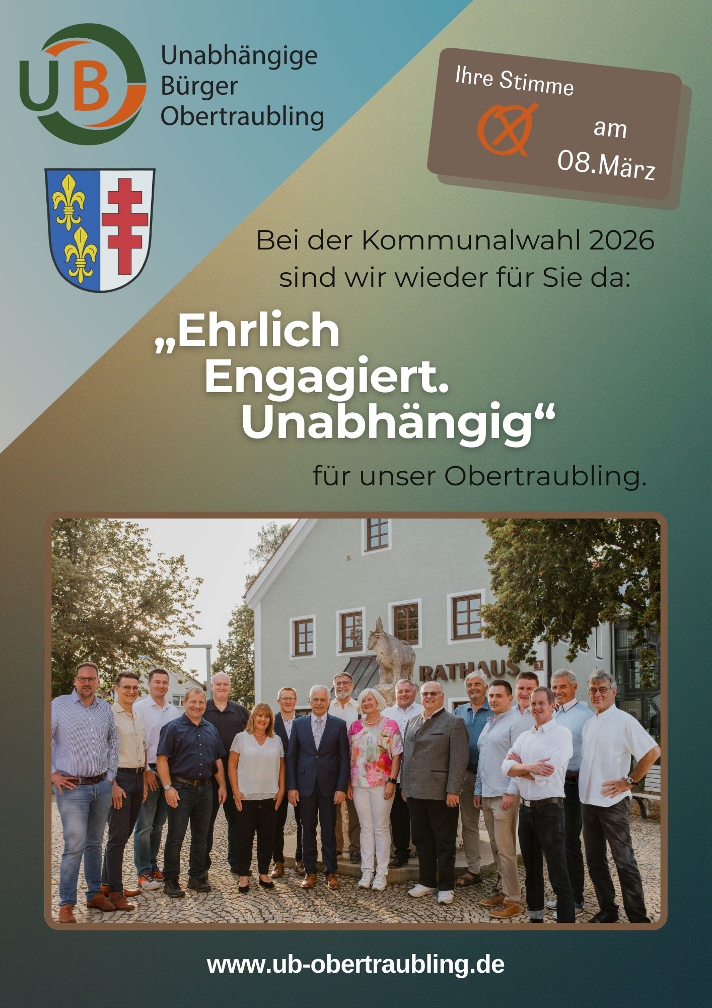 UBO - Kommunalwahl 2026 - Ehrlich Engagiert Unabhängig für unser Obertraubling - Seite 1